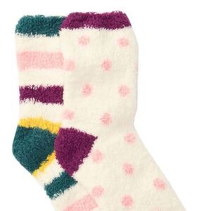 Free Press Fuzzy Socks Micro Crew Pack of 2